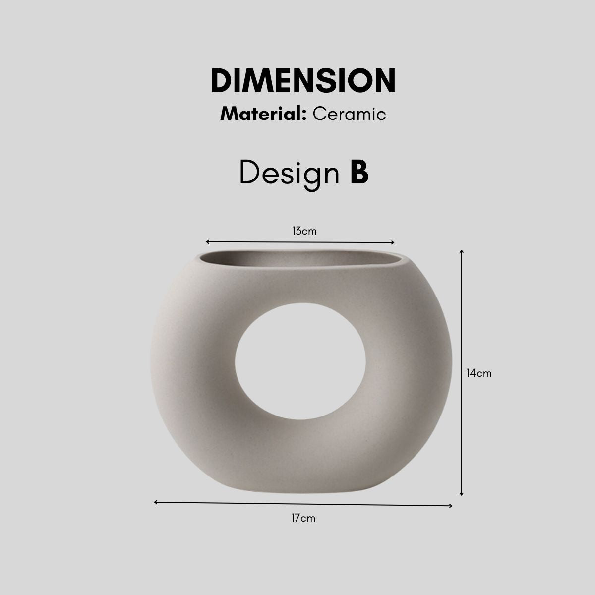 Barton Ceramic Decorative Vase
