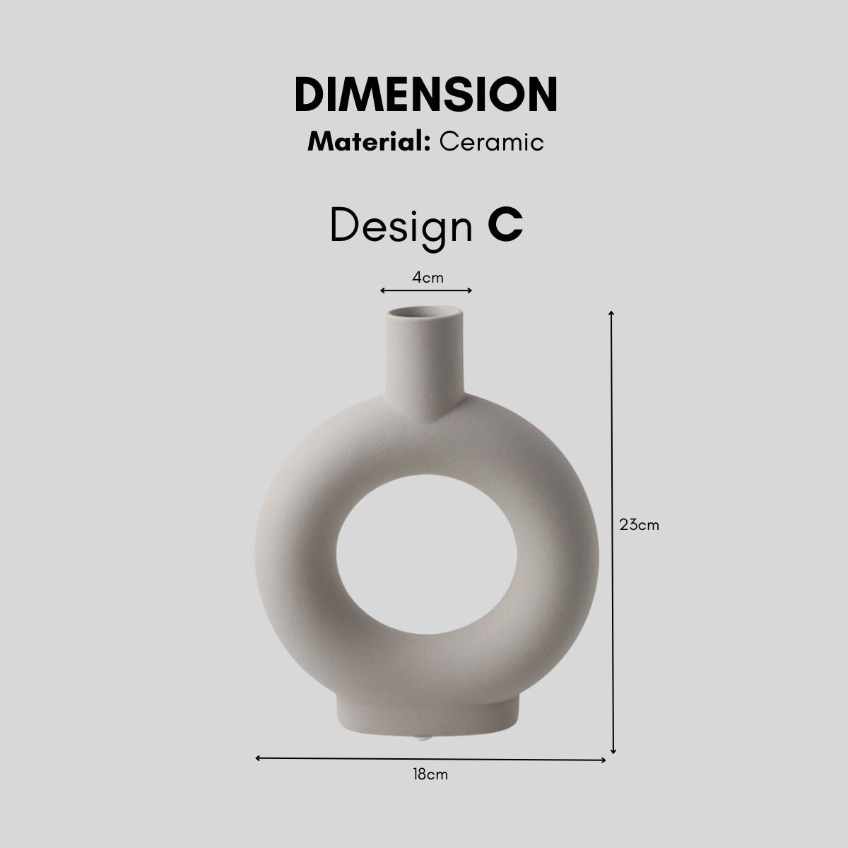 Barton Ceramic Decorative Vase